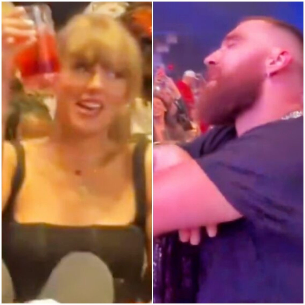 Cameras Caught Travis Kelce Singing Taylor Swift’s Own Song To Her